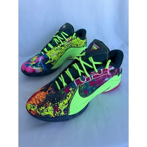 BRAND NEW MEN\'S NIKE LEBRON XXII BW MULTICOLOR / GOLD BASKETBALL HV8451-400 main image 8